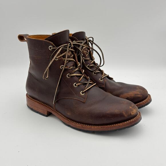 2120 Detroit Boot Leather Lace Up Work Boots Men display picture 1
